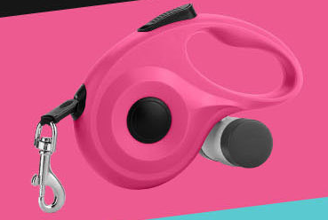 Retractable Leash with Garbage Box 4m, within 20kgs