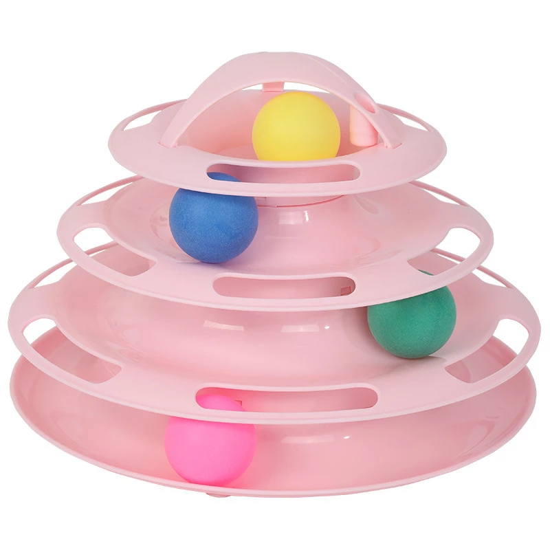 RJ-735 Pink Four Layers of Interactive Toys