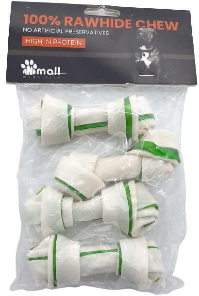 Double Color Knotted Bone 25gm 4Pcs