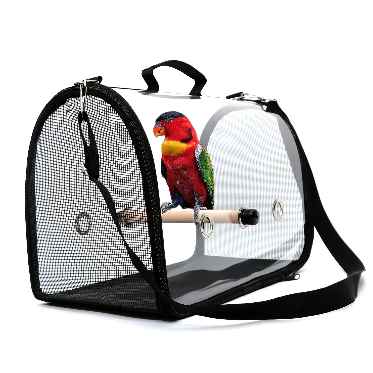  Parrot Portable Bag size: L41*W23*H28cm Black