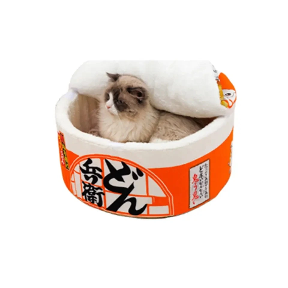  Noodle Bed - S:40*20cm Orange cats within 3kg
