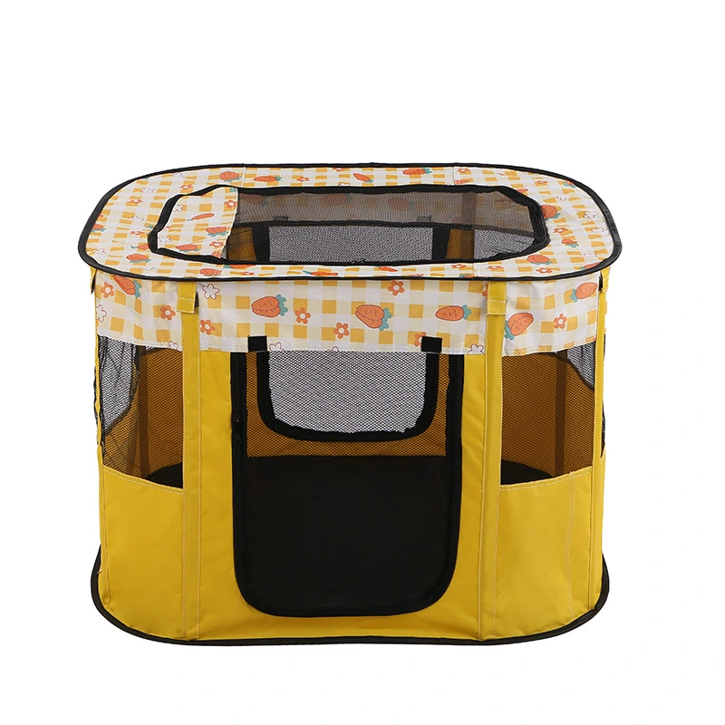 Foldable Rectangle Pet House - Yellow S:70*55*45cm