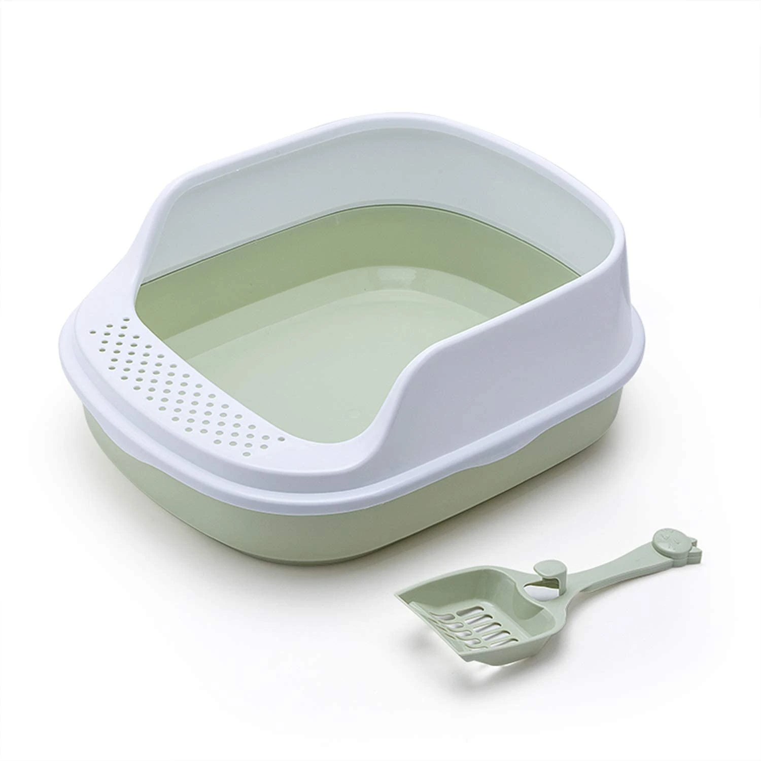 Plastic Cat Litter Box with Scoop