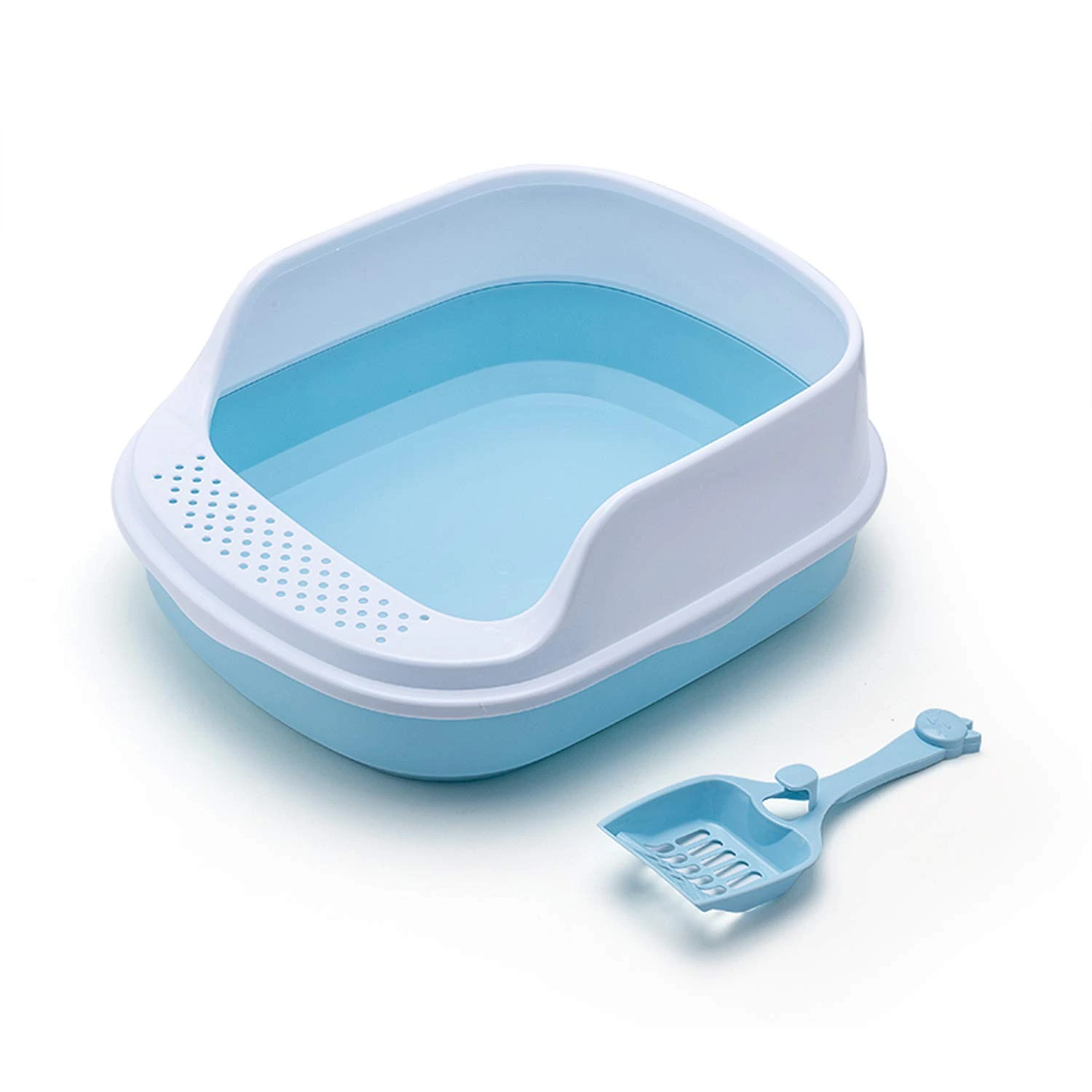 Plastic Cat Litter Box with Scoop