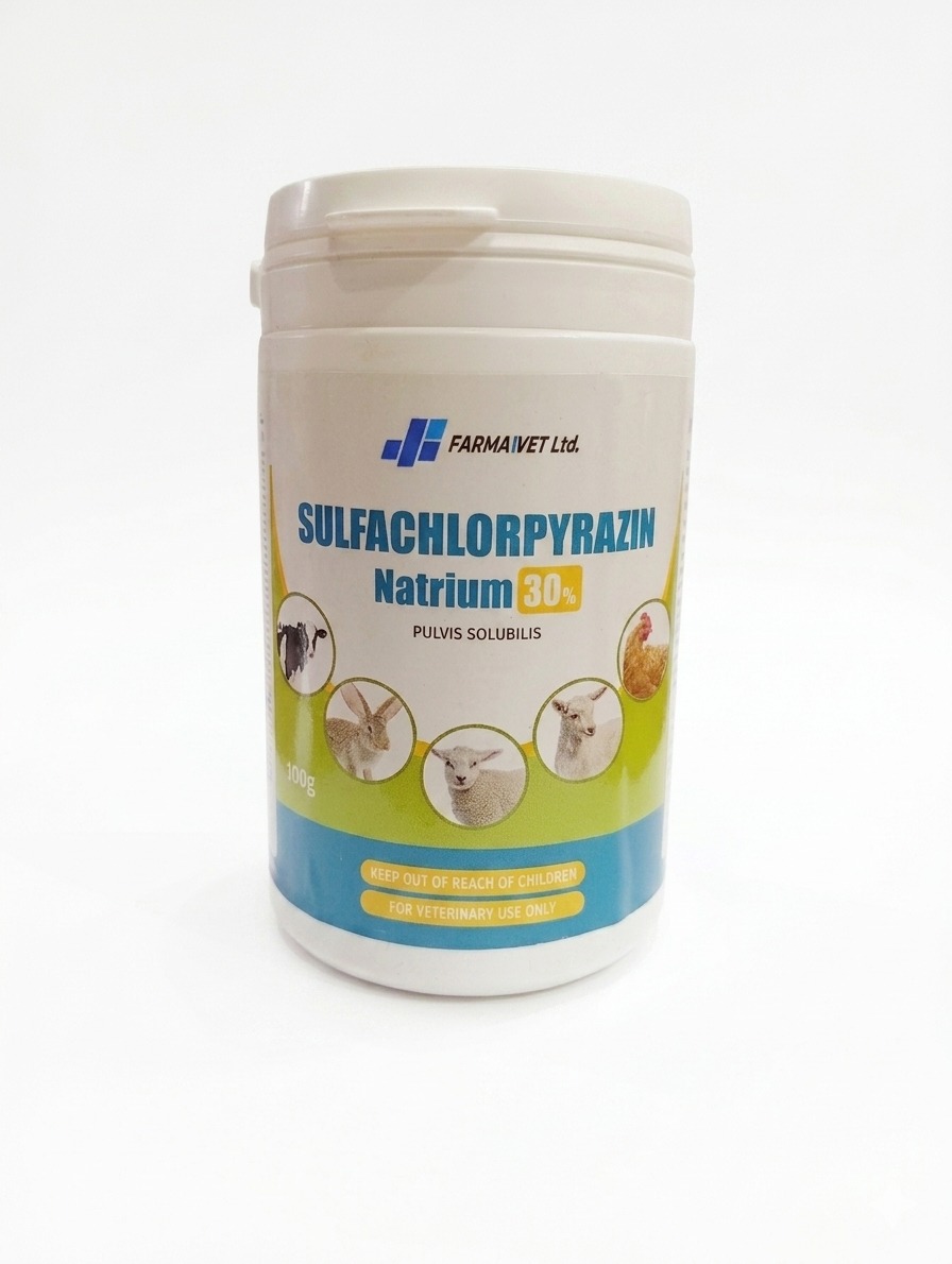 Sulfachlorpyrazin Natrium 30% - 100gm