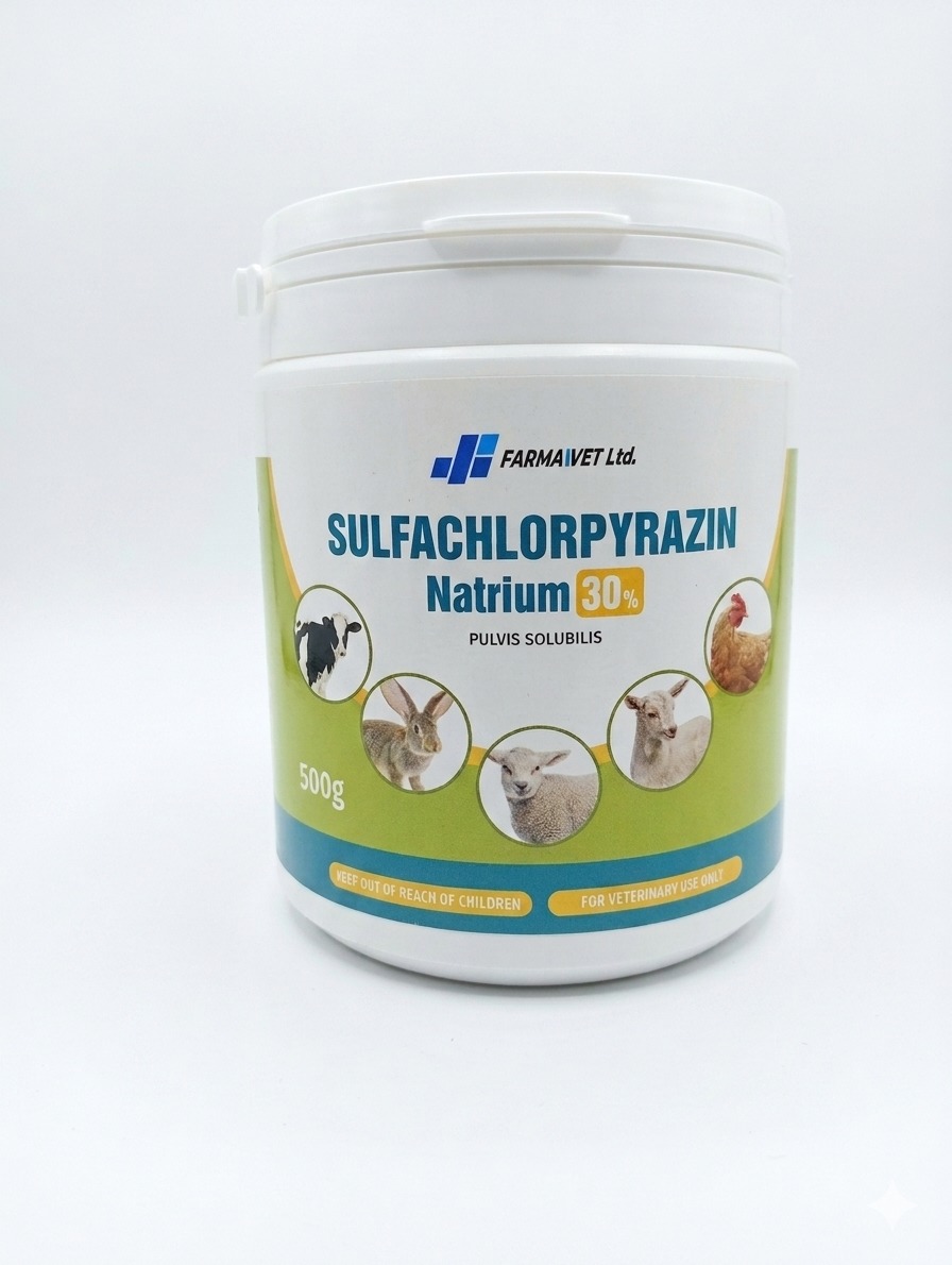 Sulfachlorpyrazin Natrium 30% - 500gm