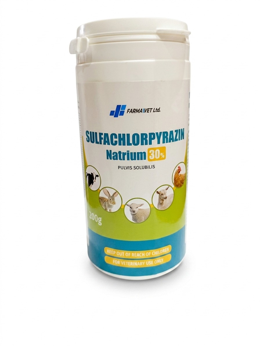 Sulfachlorpyrazin Natrium 30% - 200gm