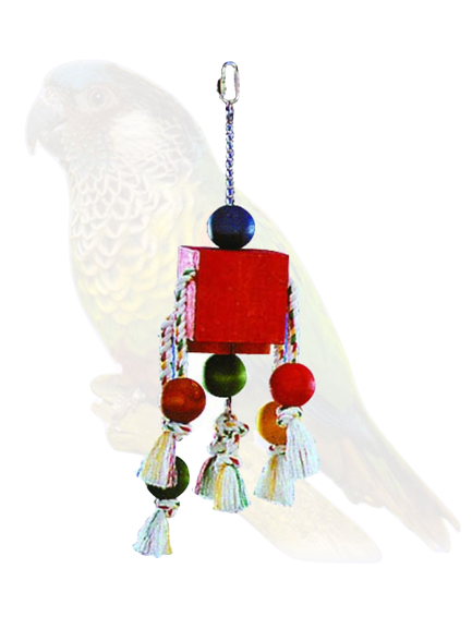 colorfull hanging bird toy 30*10cm