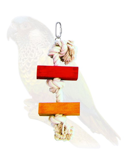 orange wood rope toy 25*10 cm