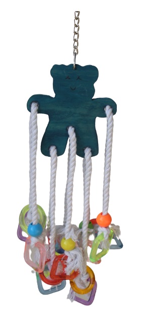 Colorful Wooden Bird Toy