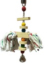 [0000000021852]  Wooden Toy Cage Swing 24*10cm