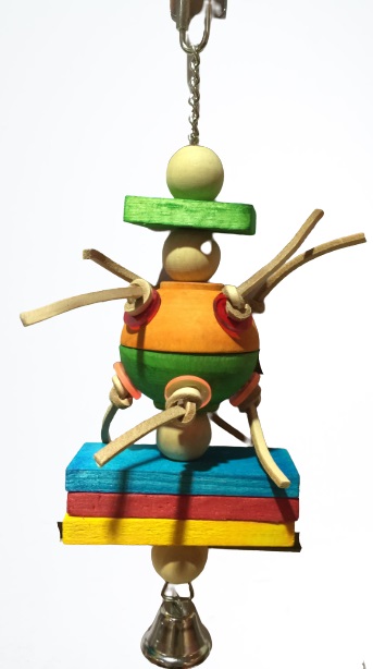 colorfull hanging bird toy 28*15cm