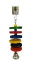 [000000002355] colorfull hanging bird toy 17*4cm