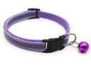 [69012540105PPM] Cat Collar Purple M: W1cm*25-40cm