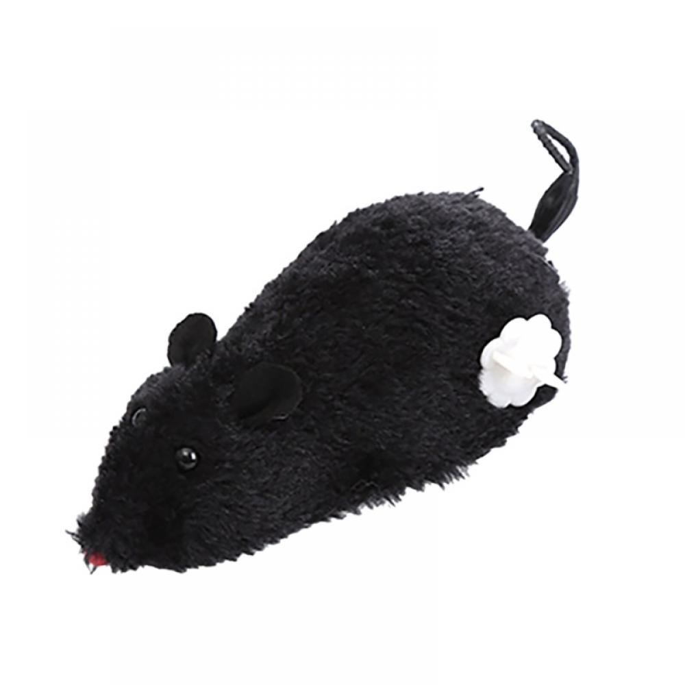 Mouse cat toy Clockwork Black