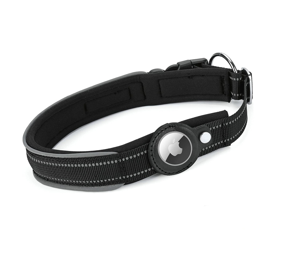 Dog Collar BLACK L: 3.0*43-50cm