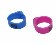 Plastic Clip Rings With Number 8MM100pc