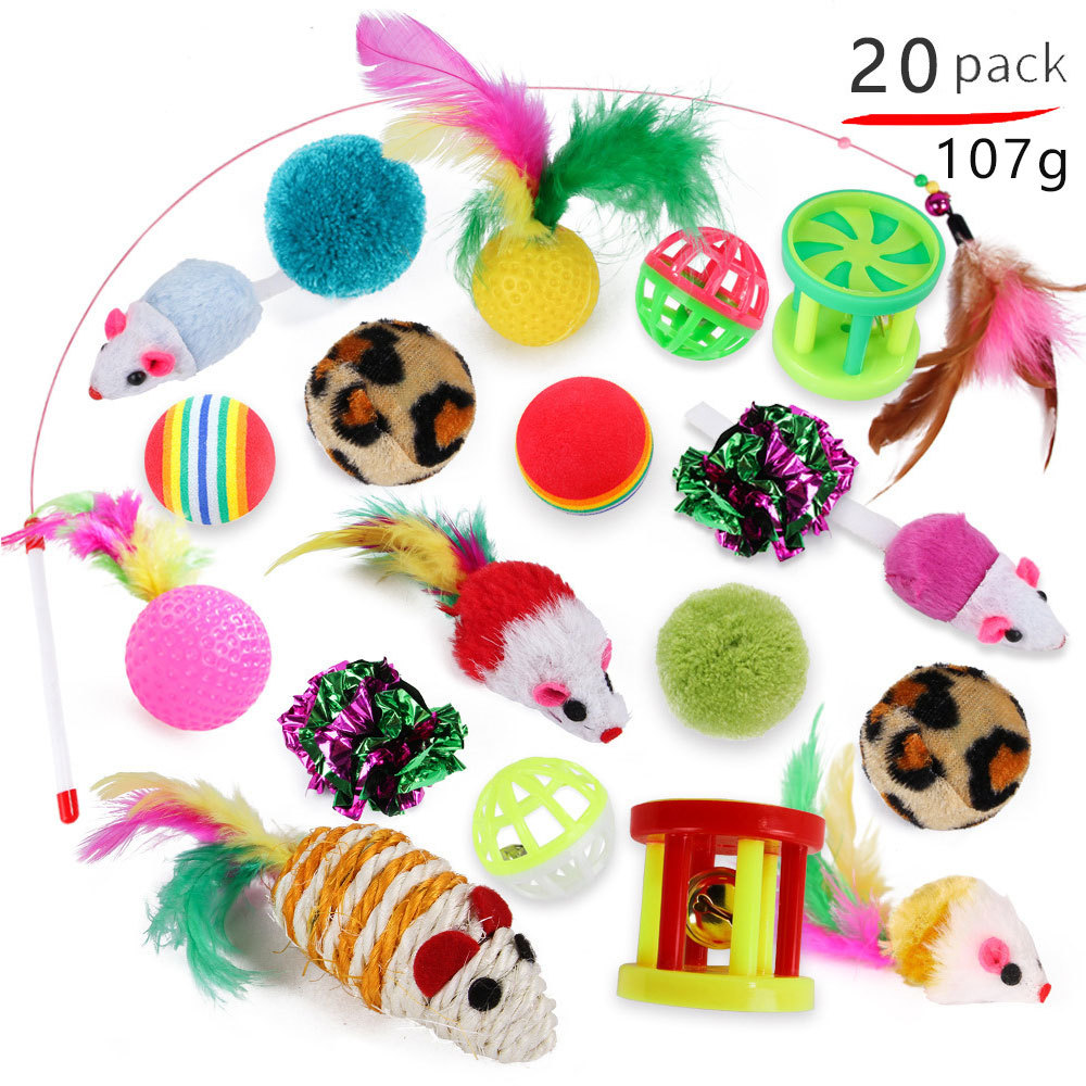  funny 20 pcs cat toy