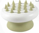 [69729386804GN] Sharp Teeth Massage Comb Green 8.5*8.5*5.9cm