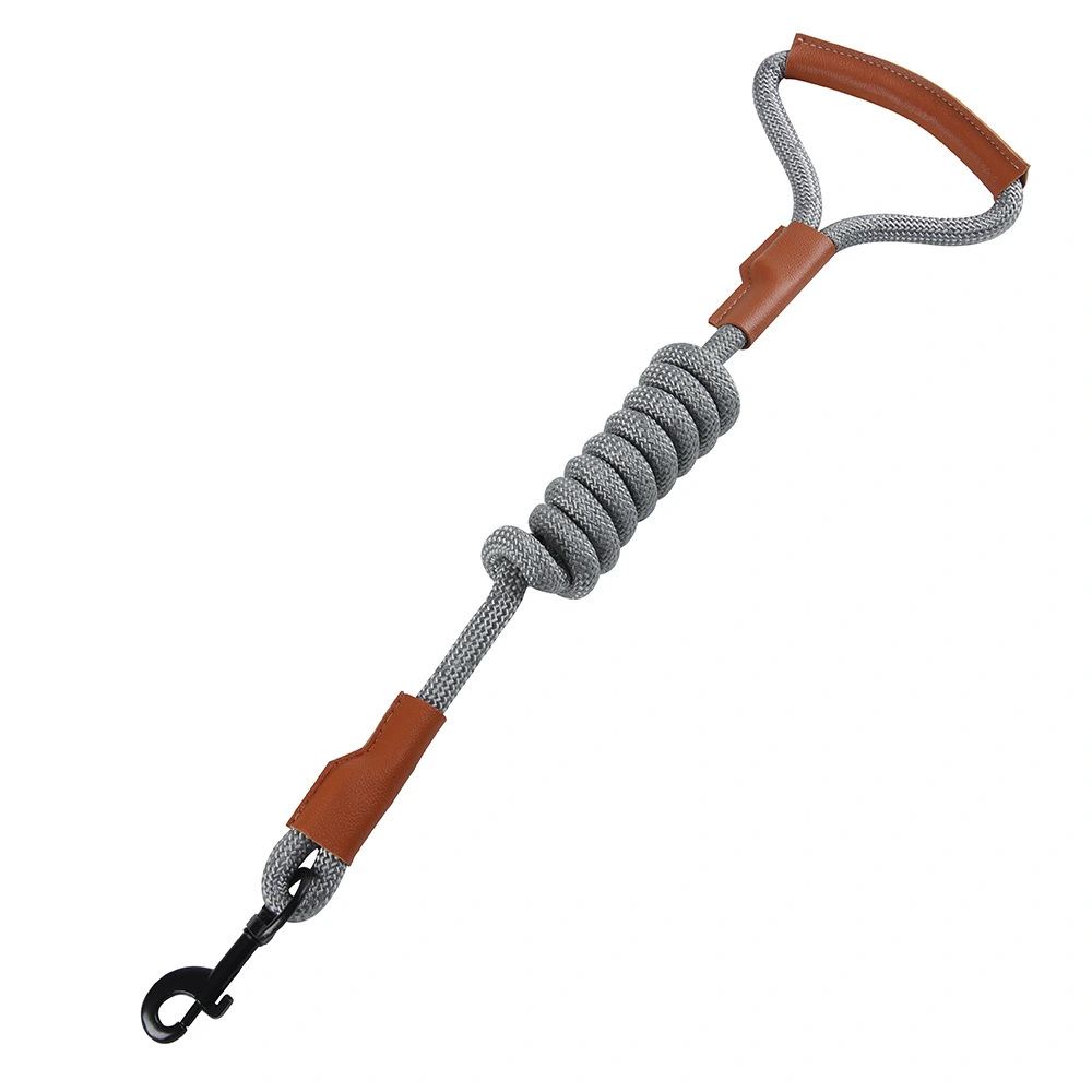 Leather Pet Leash - Grey W0.8cm*L1.5m