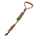 [691015BN] Leather Pet Leash - Brown W1cm*L1.5m