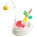 [6918127151191PK] Pet Cat Windmills Toy - Pink L18.5*W12.7cm*H15.1cm
