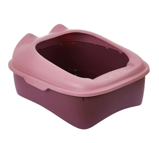 CL200 Cat Litter Box 51*41.5*26cm Pink