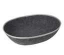 [6920210507106GY] Grey Felt Cat Nest 47*50*15cm