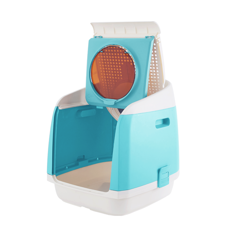 CL202 Cat Litter Box Blue 45.9*54.9*49.2cm