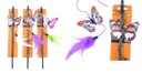 [80039] Cat Teaser Butterfly Stick 40 Cm