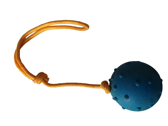 Chewing Ball With Cotton Rope 38cm Pink