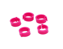 [48321000] Plastic Clip Ring 10MM Without Number PINK 100pcs