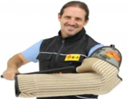 German Style Desert Green Canvas Arm Protection Right