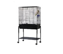 [690055521] Luxury Bird Square Cage with stand 72.5*39.5*130