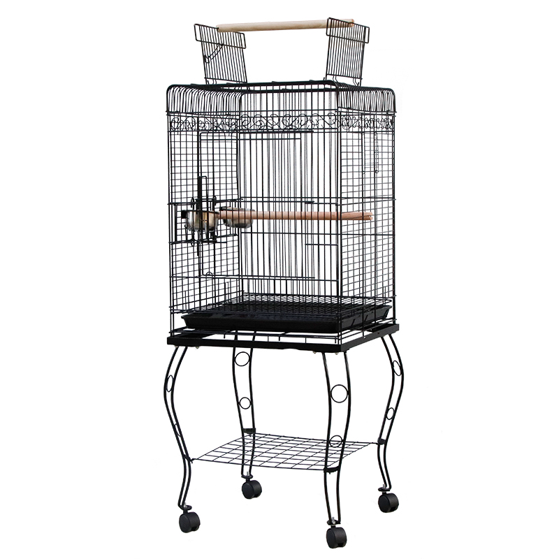Luxury Parrot Cage with roof gate 51*51*153