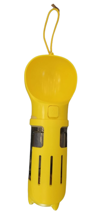 Multifunction Pet Drinker 500ml Yellow