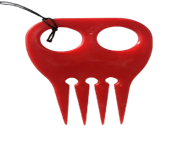 Plastic Braiding Comb 8.8*6 Red