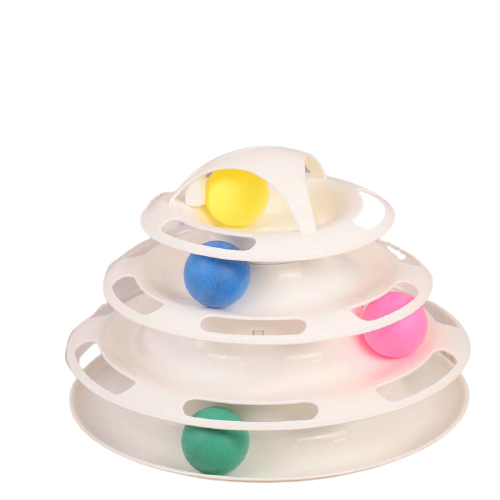 RJ-735 White Four Layers of Interactive Toys