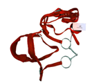 Thick PP Horse Halter M Red