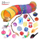 [20210508213] Tunnel with Wand 20pcs Cat Toy
