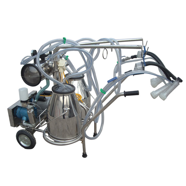 Vaccum Cow Milking Machine 2 Tanks