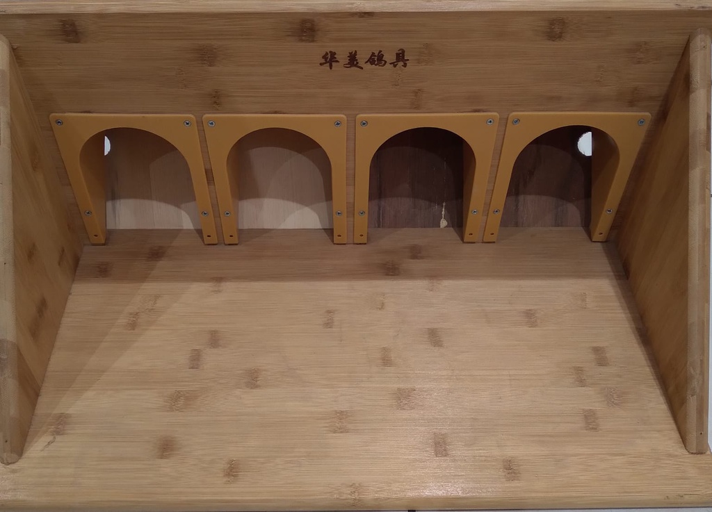 pigeon wooden entrance 4 holes 60cm ns