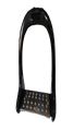 [3118] Aluminium Stirrup Black